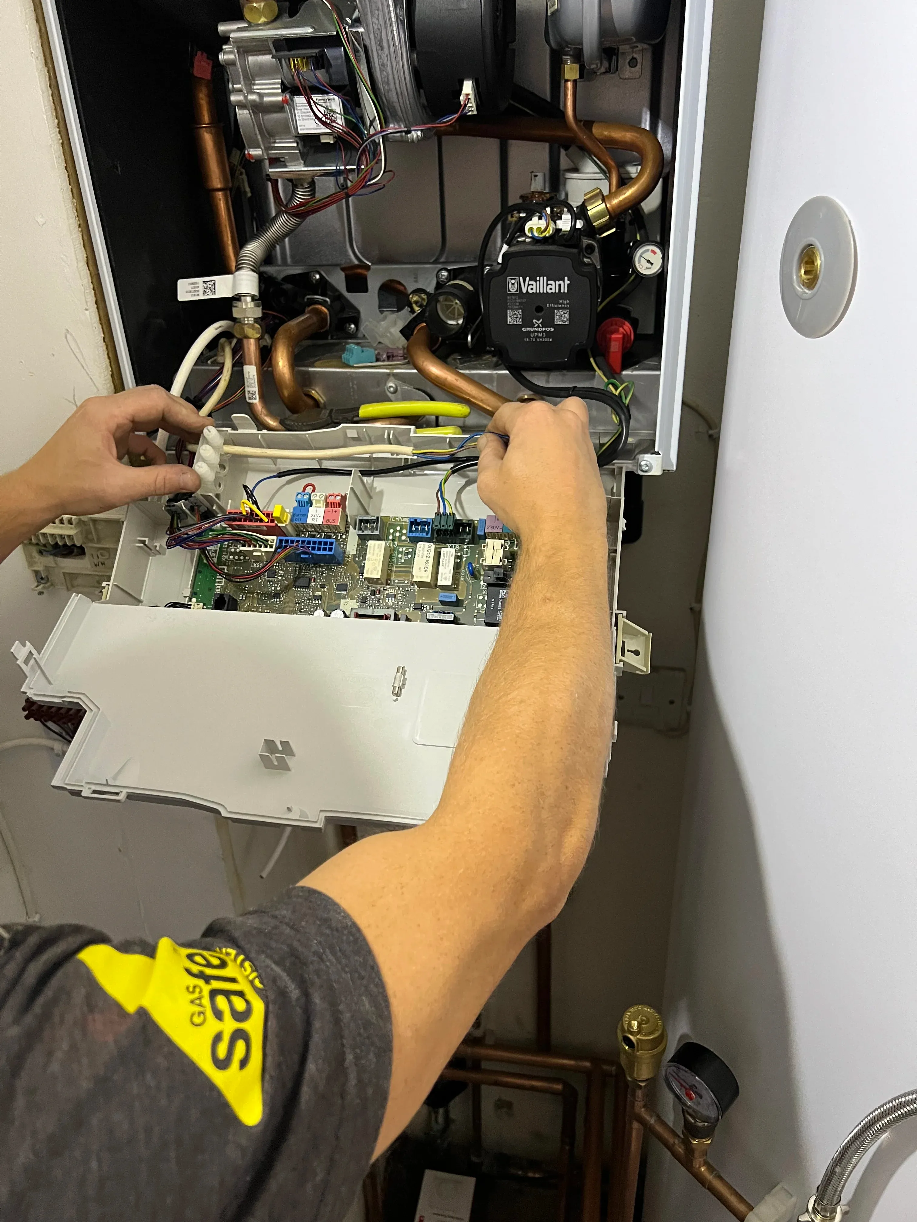 Boiler replacement work in Essex