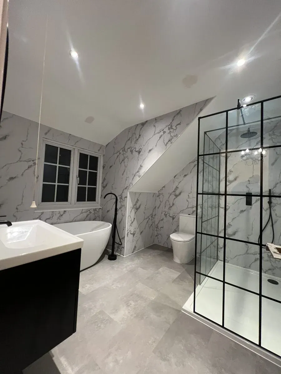 Completed heating and plumbing project by Ardleigh Green