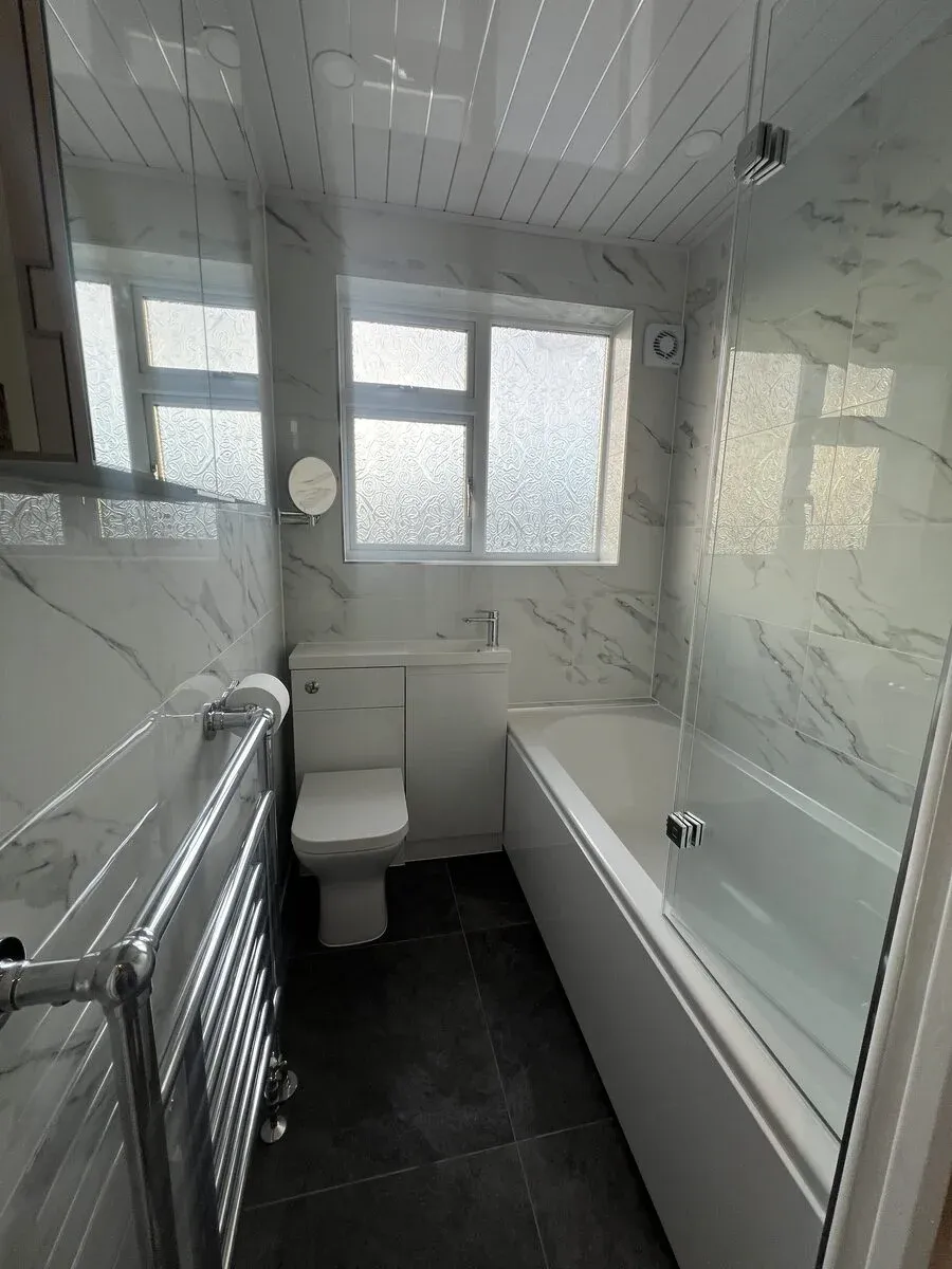 Completed heating and plumbing project by Ardleigh Green