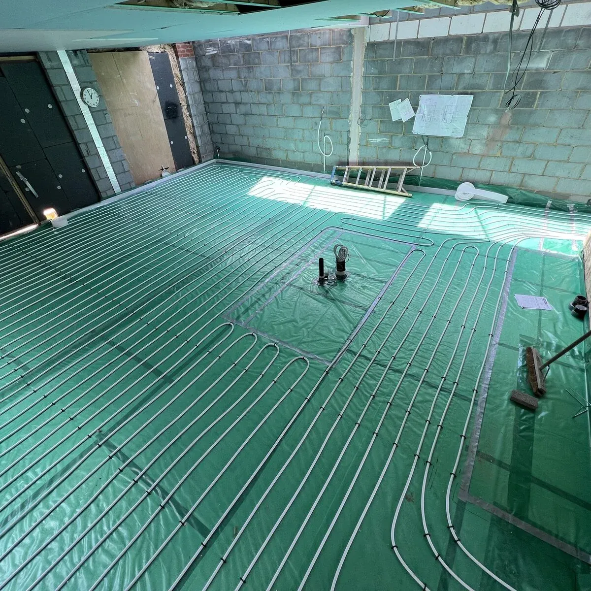 Underfloor heating installation in Hornchurch