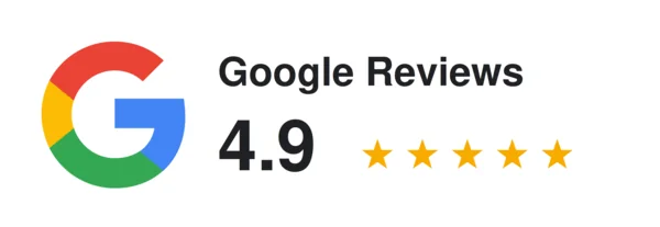 Google Reviews 4.9 stars